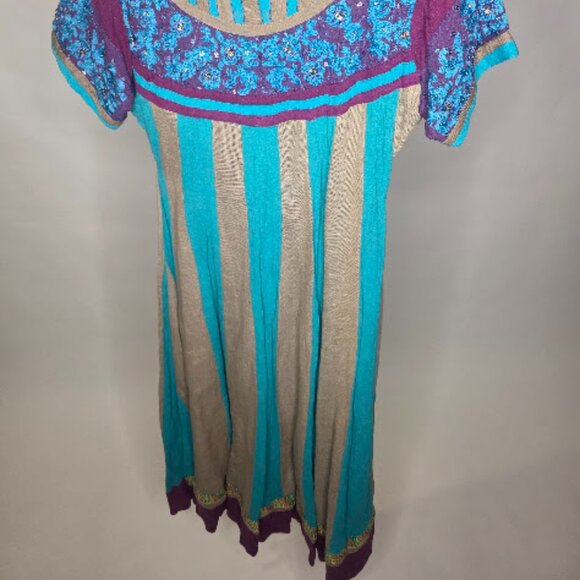 Long Dress (2pcs) Pakistani / Indian Suit Traditional Wear - Picture 2 of 4